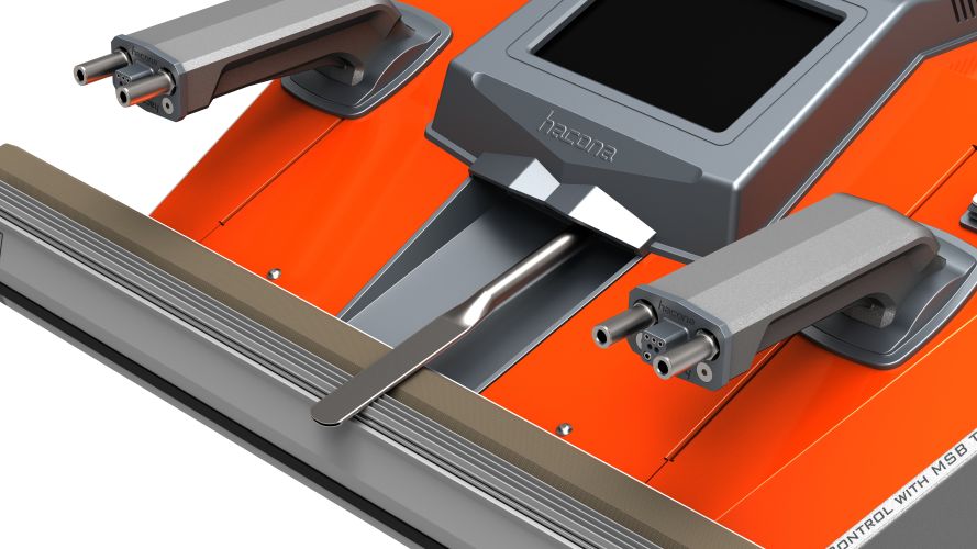 HACONA V-type industrial vacuum impulse sealer - ECO - (Vacuum) + V/I-820 sealing bar set